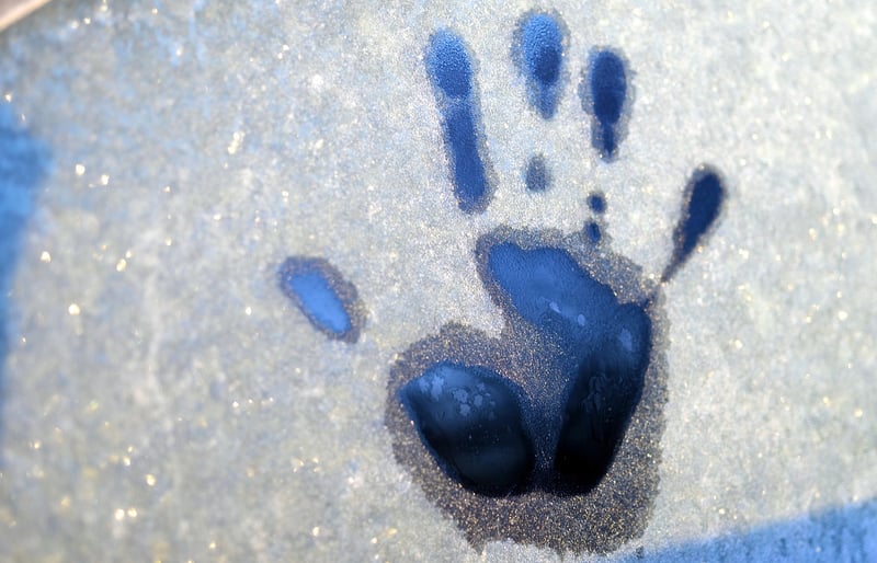 Handprints wall art